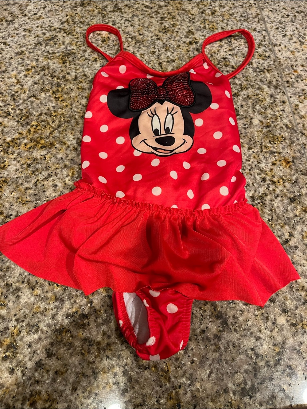Disney Minnie Mouse Red Polka Dot Swimsuit